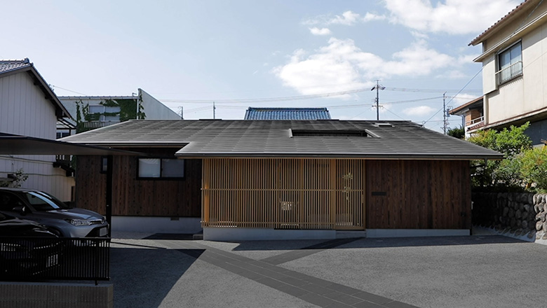 坪庭のある平屋（新築）