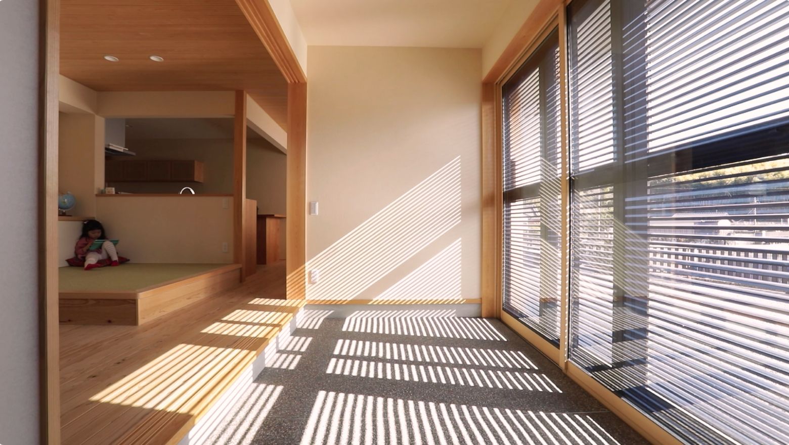 坪庭のある平屋（新築）